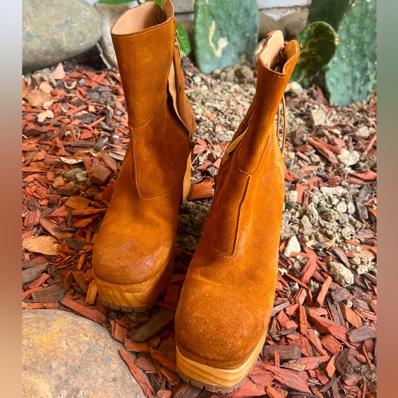 NWOB  Free People Kenna Platform Clog Boots Size 39 retro style / boho/ - Picture 5 of 8